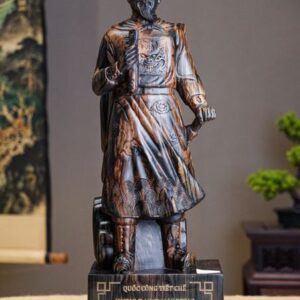Tượng Hưng Đạo Đại Vương Gỗ Mun Hoa 60