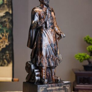 Tượng Hưng Đạo Đại Vương Gỗ Mun Hoa 60