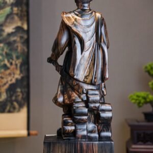Tượng Hưng Đạo Đại Vương Gỗ Mun Hoa 60