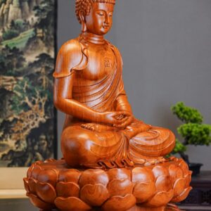 Tượng Phật A Di Đà Gỗ Hương