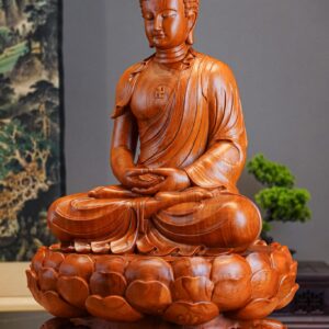 Tượng Phật A Di Đà Gỗ Hương