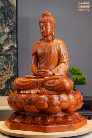 Tượng Phật A Di Đà Gỗ Hương