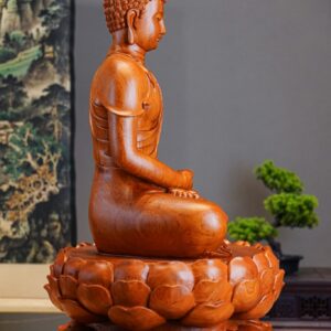 Tượng Phật A Di Đà Gỗ Hương