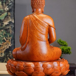 Tượng Phật A Di Đà Gỗ Hương