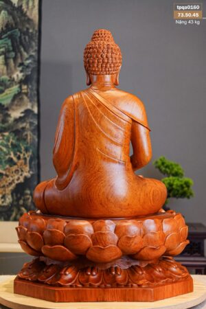 Tượng Phật A Di Đà Gỗ Hương