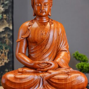 Tượng Phật A Di Đà Gỗ Hương