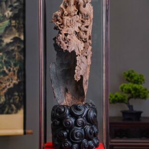 Tượng Phật Bà Long Phụng Sum Vầy Gỗ Lũa Sưa Quảng Bình