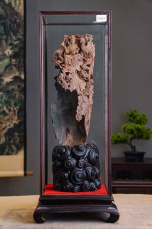 Tượng Phật Bà Long Phụng Sum Vầy Gỗ Lũa Sưa Quảng Bình