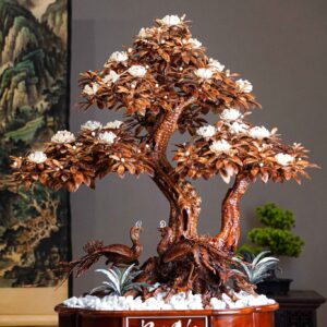 Chậu Hoa Hồng Cổ Sapa Chất Liệu Gỗ Sưa