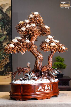 Chậu Hoa Hồng Cổ Sapa Chất Liệu Gỗ Sưa