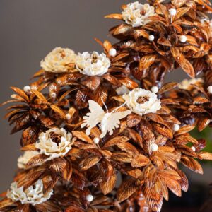 Chậu Hoa Hồng Cổ Sapa Chất Liệu Gỗ Sưa