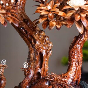 Chậu Hoa Hồng Cổ Sapa Chất Liệu Gỗ Sưa