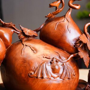 Bình hồ lô gỗ hương