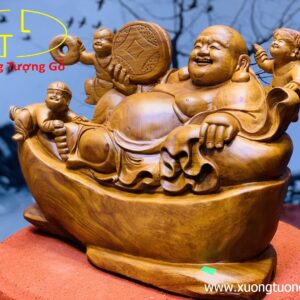 Di Lặc Tam Tiểu Ngồi Thỏi Vàng