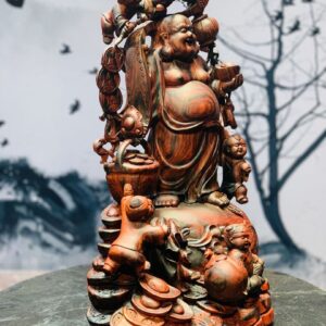 Tượng Di Lặc Gánh Gầy Ngũ Phúc