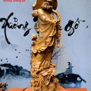 Đạt Ma Đứng Rồng Hương Đá Pho 1M