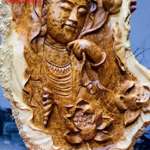 Diện Phật Quan Âm Gỗ Nu Ngọc Am