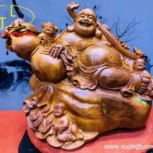 Di Lặc Tam Tiểu Vác Gậy Như ý Hương
