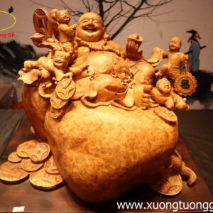 Tượng Phật Di Lặc Ngũ Tiểu Ngồi Bao Tiền