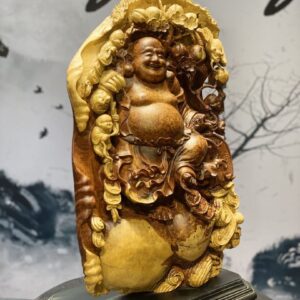 Tượng Phật Di Lặc Tam Tiểu Đứng Hồ Lô