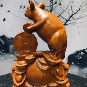 Tượng Chuột Gỗ HƯơng