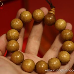 Vòng Tay Gỗ Bách Xanh 15 Li