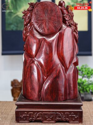 Di lạc ngồi gỗ tử đàn