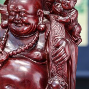 Di lạc đứng gỗ tử đàn đỏ