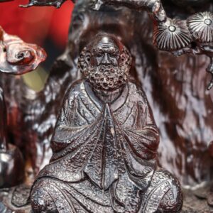 Đạt ma ngồi thiền gỗ trắc
