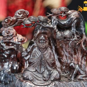 Đạt ma ngồi thiền gỗ trắc