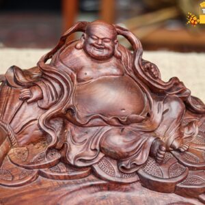 Di lạc ngồi bao tiền gỗ hương