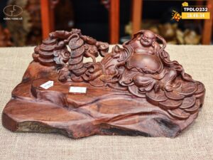 Di lạc ngồi bao tiền gỗ hương
