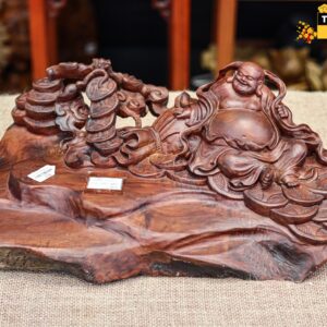 Di lạc ngồi bao tiền gỗ hương