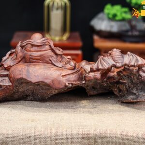 Di lạc ngồi bao tiền gỗ hương