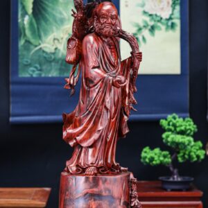 Đạt ma gỗ trắc đứng