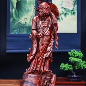 Đạt ma gỗ trắc đứng