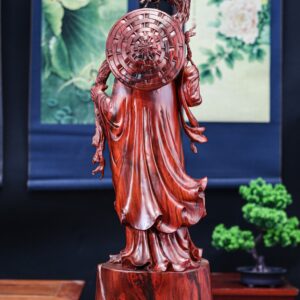 Đạt ma gỗ trắc đứng