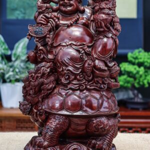 Di lặc cưỡi long quy tử đàn