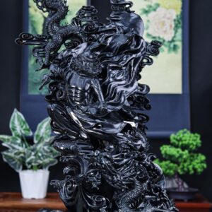 Đạt ma hàng long gỗ mun