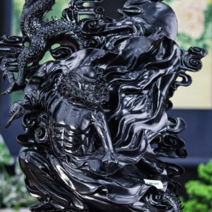 Đạt ma hàng long gỗ mun