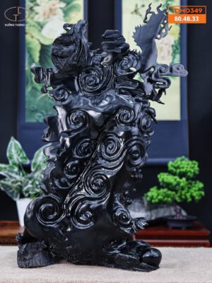 Đạt ma hàng long gỗ mun