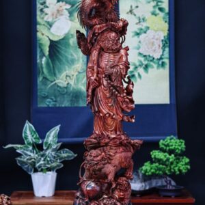 Đạt ma gỗ trắc rồng