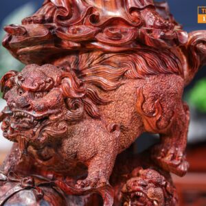 Đạt ma gỗ trắc rồng