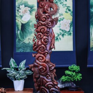 Đạt ma gỗ trắc rồng