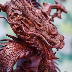 Đạt ma gỗ trắc rồng