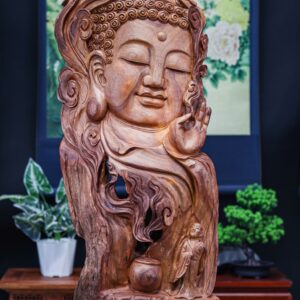 Diện phật gỗ hương