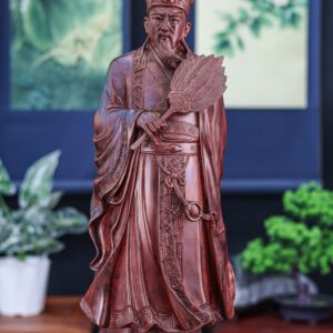 Khổng minh gỗ tử đàn đỏ