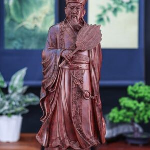 Khổng minh gỗ tử đàn đỏ