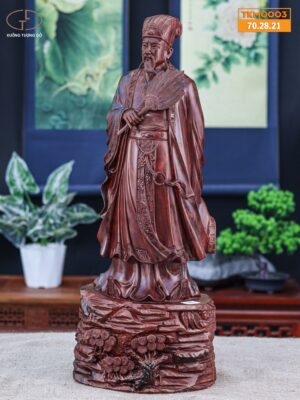 Khổng minh gỗ tử đàn đỏ