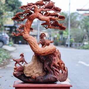 Tam Dương Khai Thái Ôm Đá Gỗ Hương